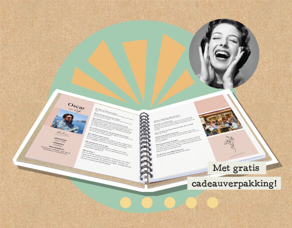 maak in een paar simpele stappen een uniek vriendenboek cadeau