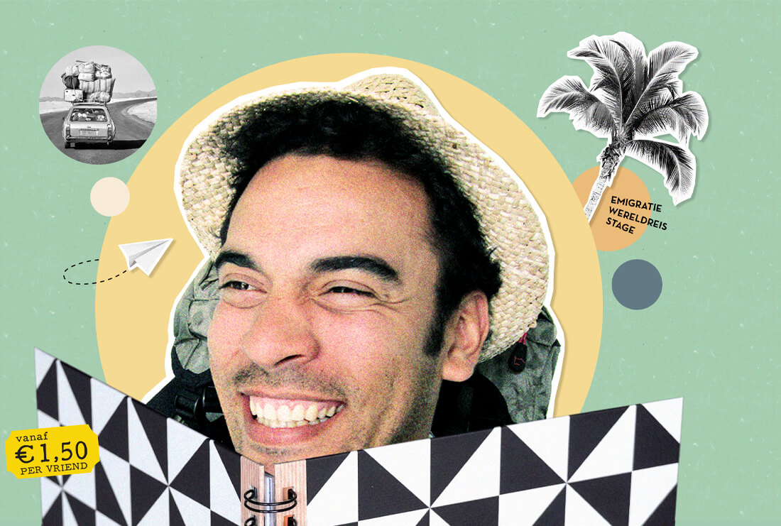 Collega wordt verrast met zijn vriendenboek cadeau